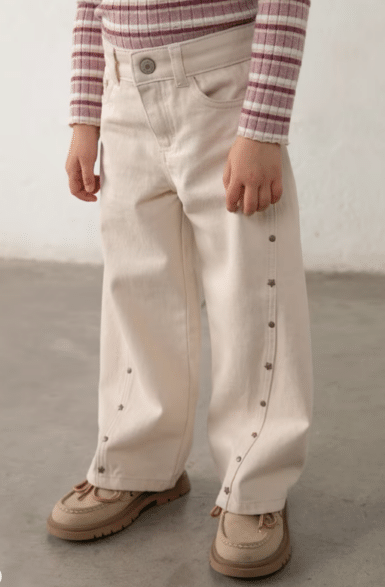 MAYORAL TWILL BROEK MET DETAIL LIGHT BEIGE