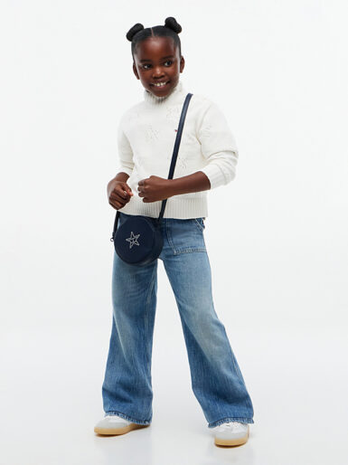 TOMMY HILFIGER RELAXED FIT CHENILLE TRUI MET STER IVORY
