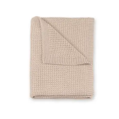 BEMINI DEKEN 80x100 CM KNITTED SESAME