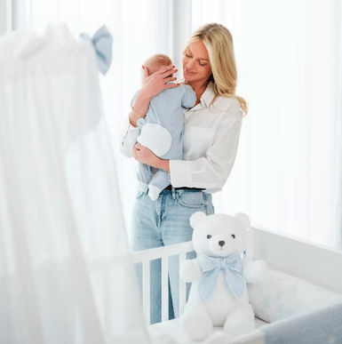 FIRST ROLKUSSEN VOOR BED LINEN BLUE