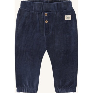 HUST & CLAIRE BROEK VELOURS DARK BLUE