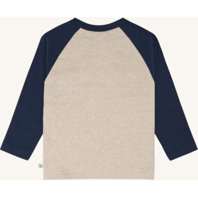 HUST & CLAIRE T-SHIRT LANGE MOUW HELIKOPTER ANTON BLUE