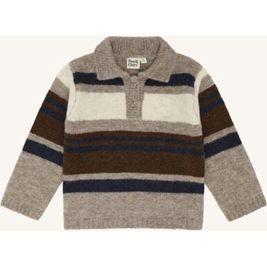 HUST & CLAIRE TRUI POLO PELLE BEIGE