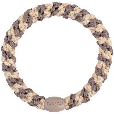 KKNEKKI HAARELASTIEK-ARMBAND MOLE-BEIGE GLITTER
