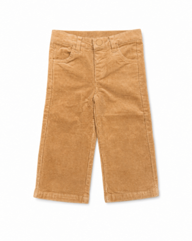 NATINI BROEK RIB MIA BEIGE