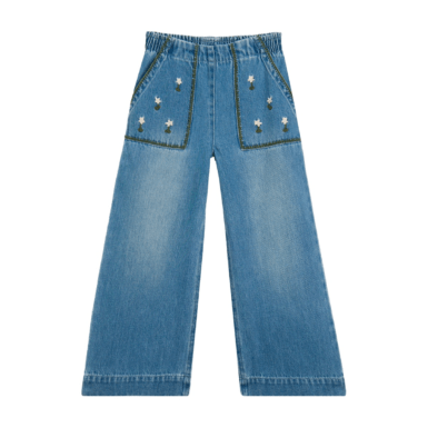STELLA MCCARTNEY JEANSBROEK MET BLOEMEN