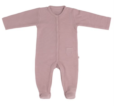 BABY'S ONLY KRUIPPAKJE MET VOETJES PURE OUD ROZE