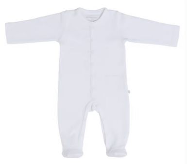 BABY'S ONLY KRUIPPAKJE MET VOETJES PURE WIT