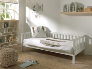 JAXX FRITZ KAJUITBED WHITE 90X200