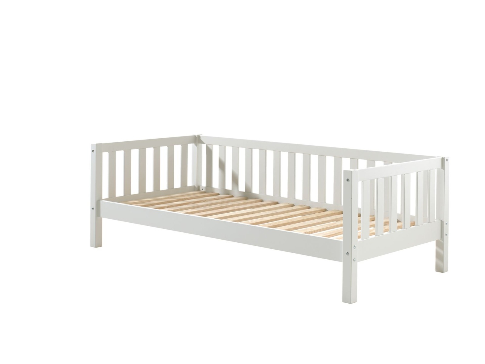 JAXX FRITZ KAJUITBED WHITE 90X200