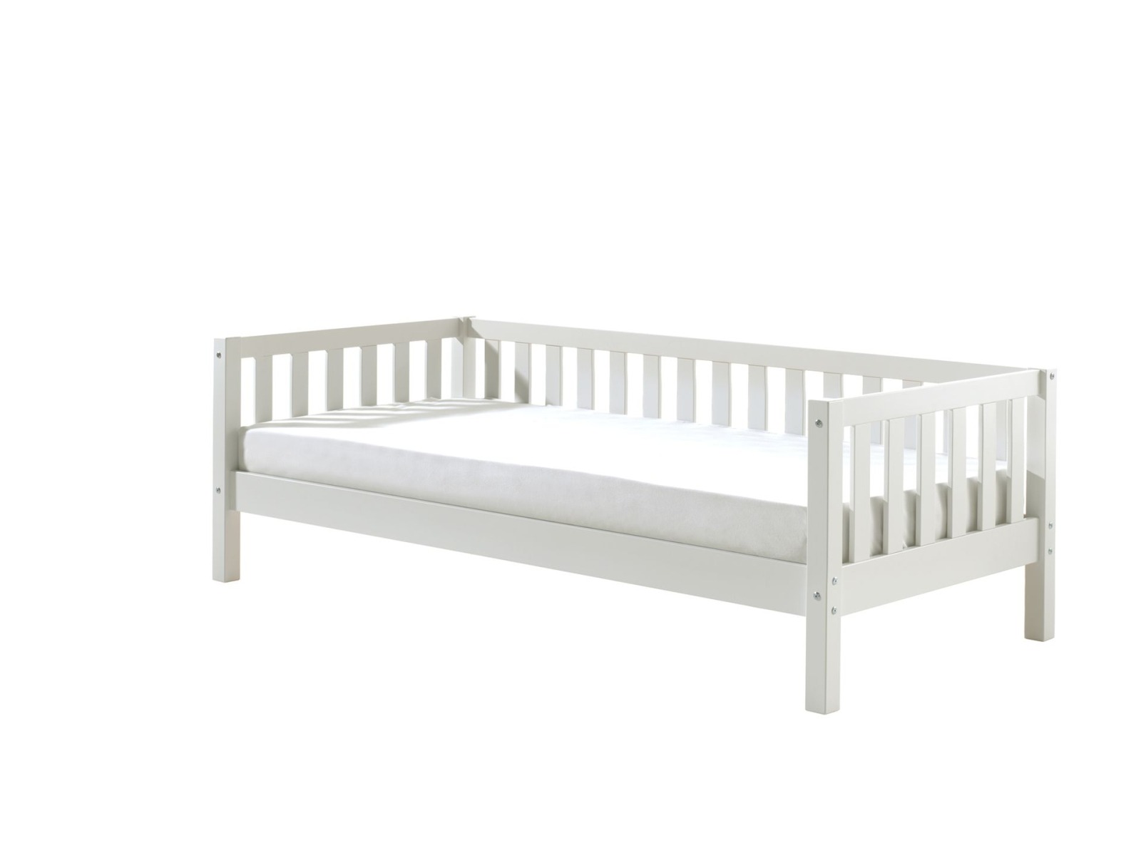 JAXX FRITZ KAJUITBED WHITE 90X200