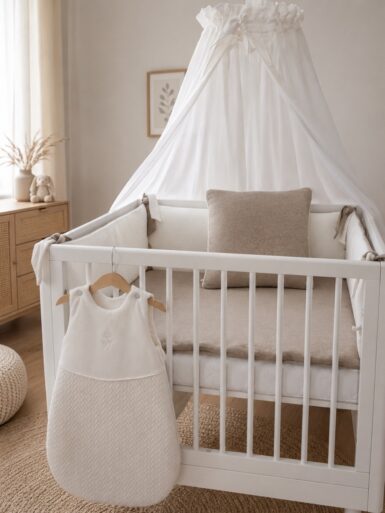LIVING NATURE SLAAPZAK JERSEY BEIGE PURE COLLECTIE