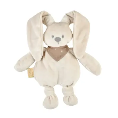 NATTOU LAPIDOU KNUFFEL KONIJN MET BANDANA SAND