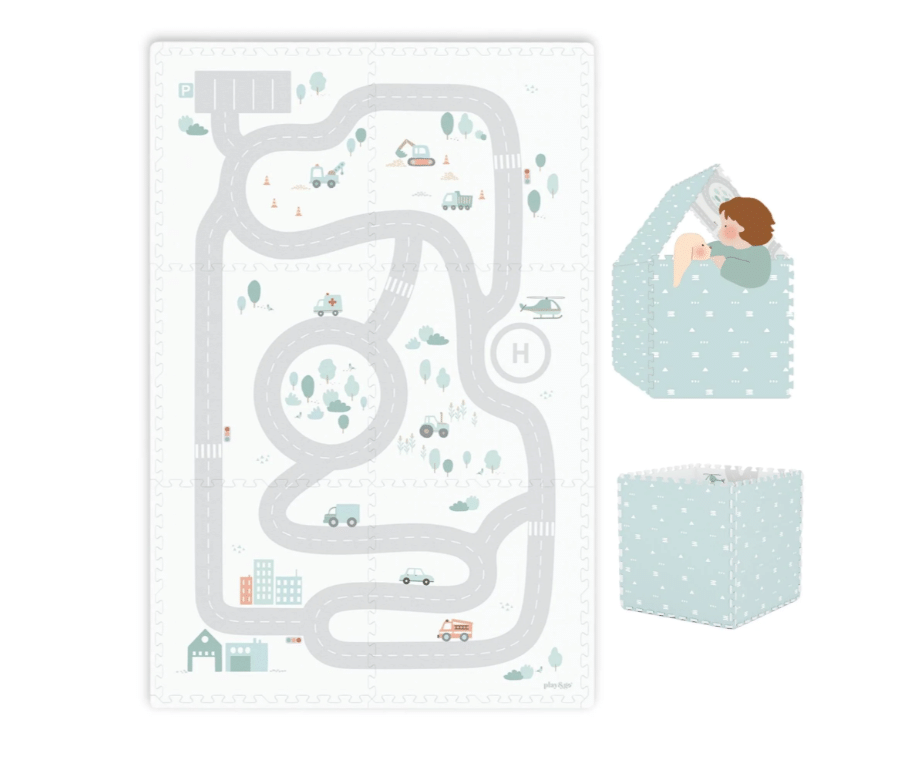 PLAY & GO 3-IN-1 PUZZELTAPIJT ROADMAP