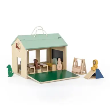TRIXIE HOUTEN SCHOOL MET ACCESSOIRES