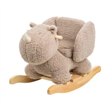 NATTOU SCHOMMELPAARD TEDDY RHINO TAUPE