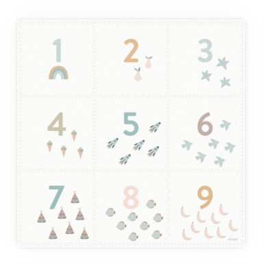 PLAY & GO PUZZEL TEGELS 9 STUKS NUMMERS
