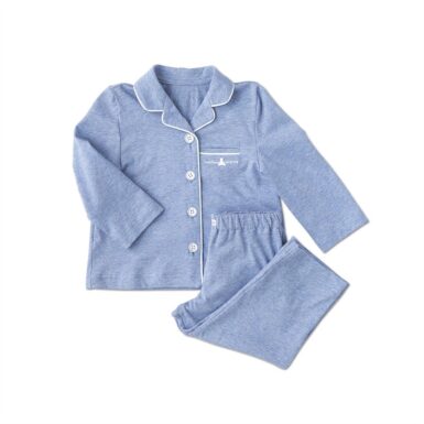 TEDDIES&STORIES PYJAMA MATHEO AZZURO - BLAUW