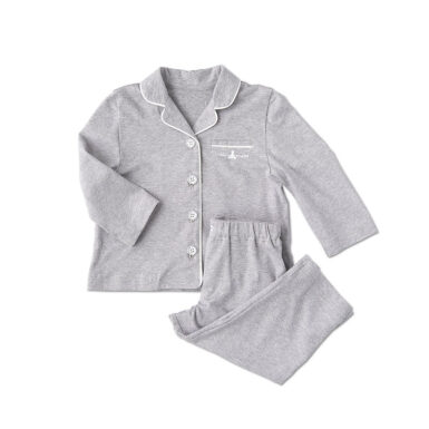 TEDDIES&STORIES PYJAMA MATHEO GREY - GRIJS